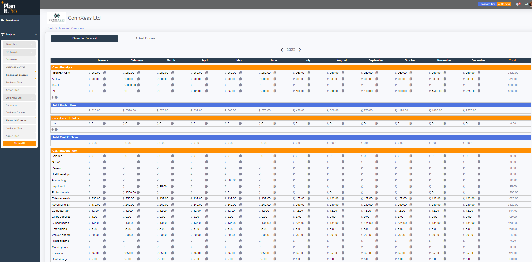 Finance Screenshot